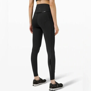 Lululemon Gloss Trim Run Super High-Rise Tight 28" Size 2